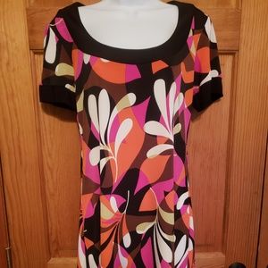 Tiana B. Boatneck Dress
